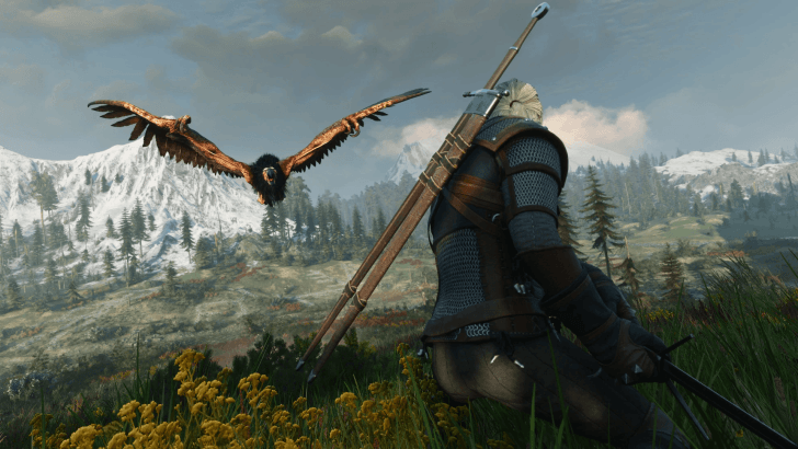 Geralt in combat
