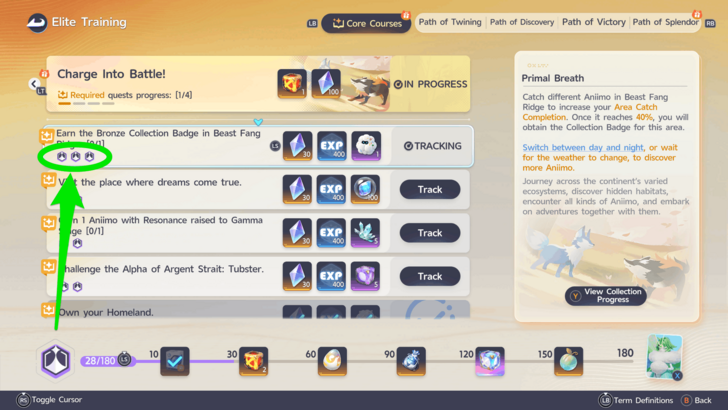 Elite Training Points