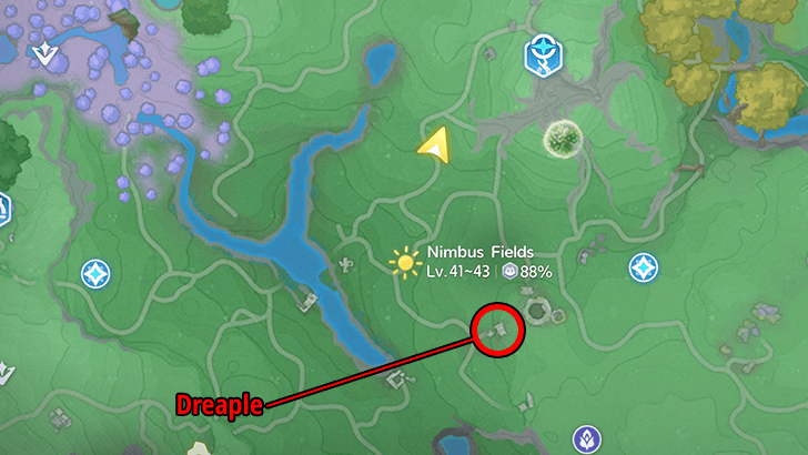 Dreaple Map Location