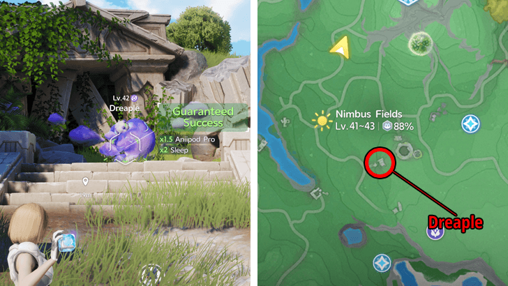 Dreaple Spawn Location