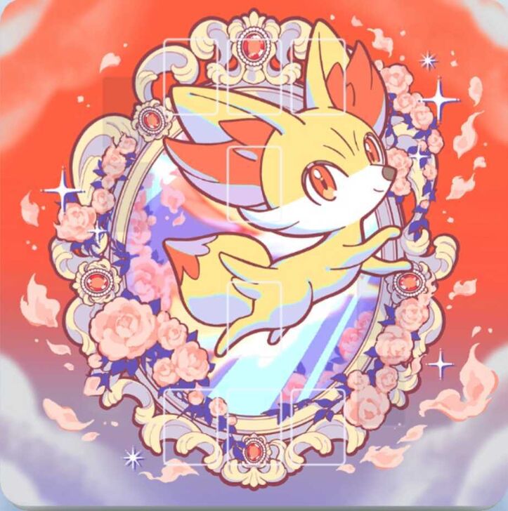 Pokemon TCG Pocket  Fennekin Playmat Image