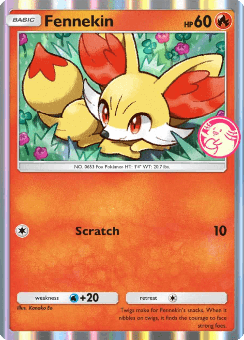 Pokemon TCG Pocket-  Fennekin(P-B 093)