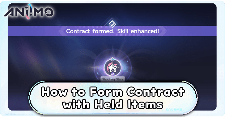 How to Form Contract with Held Items
