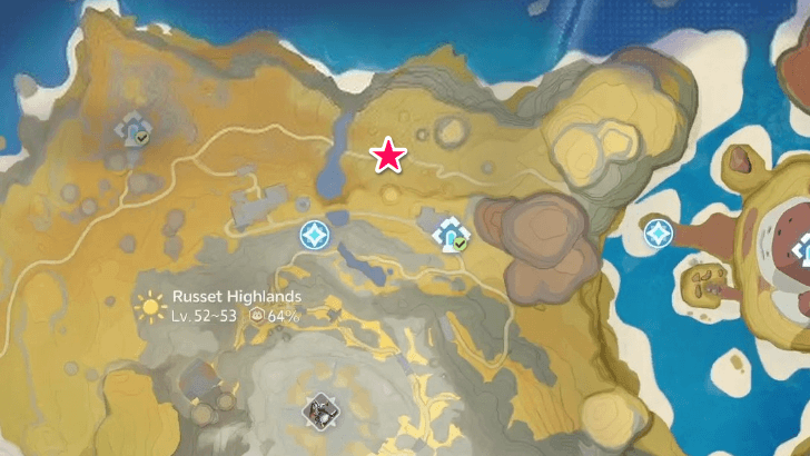 Highland Tubster Russet Highlands Map Location