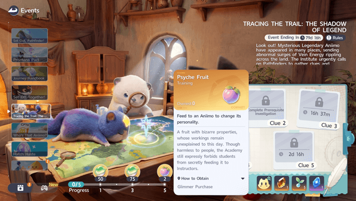 Tracing the Trail Event Reward