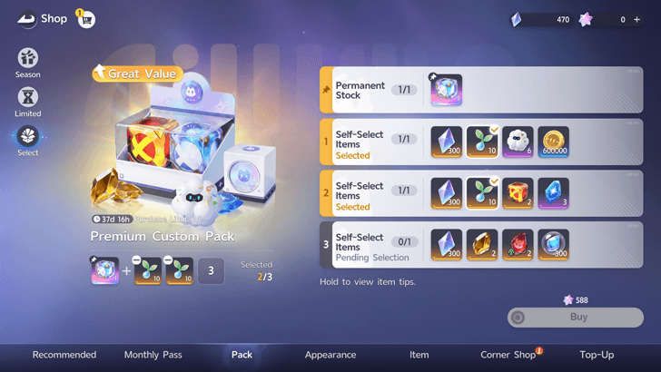 Purchase the Premium Custom Pack