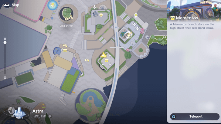 Gift Shop Map View