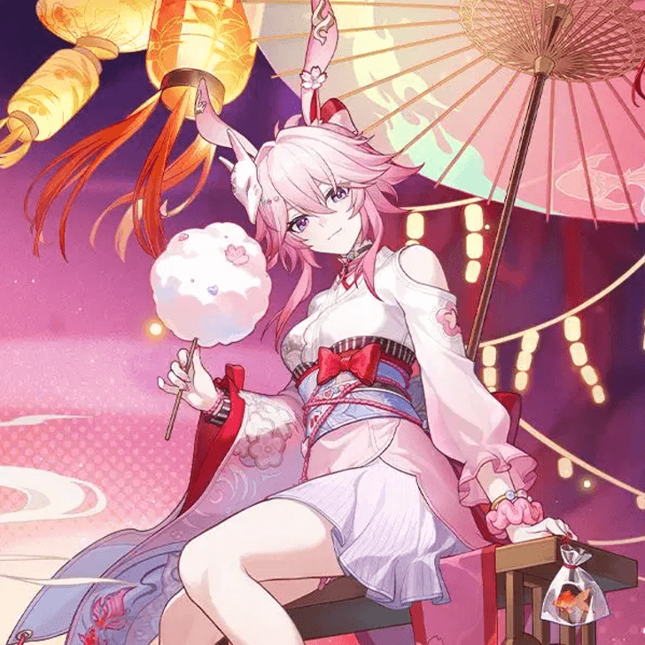Honkai Star Rail - Evanescia Skin Lunar Blossoming