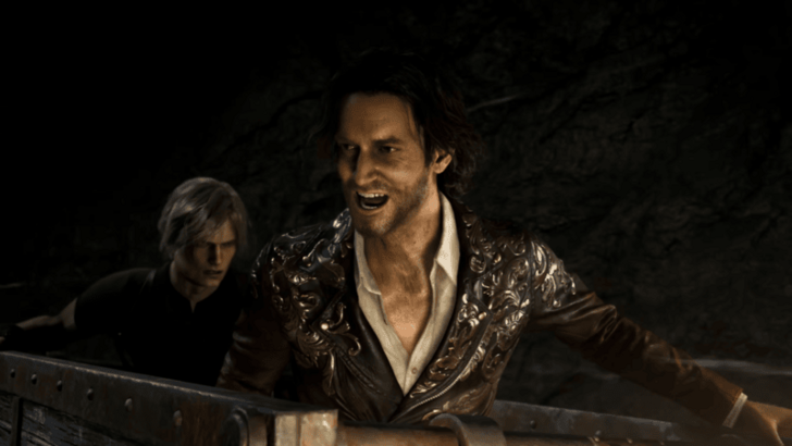Luis and Leon on a mine cart