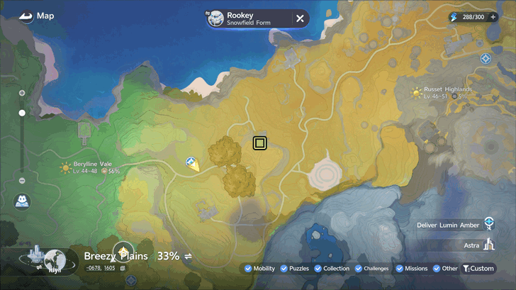 Snowfield Rookey Map Location