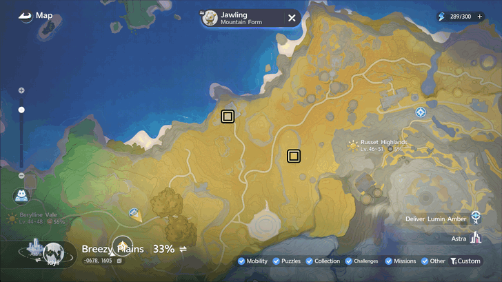 Mountain Jawling Map Location