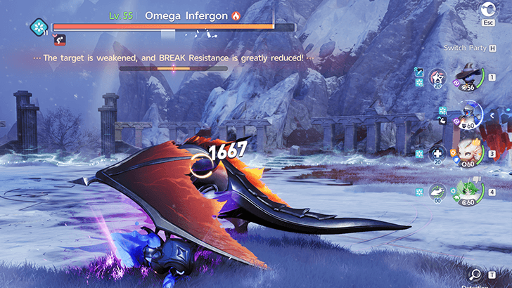 Omega Infergon Weakened State