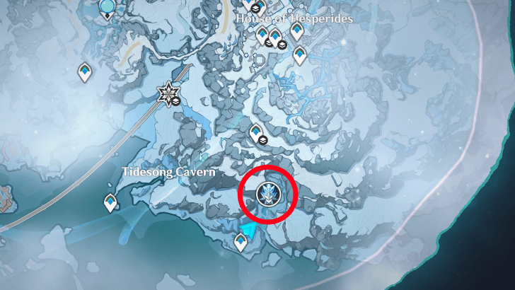 Genshin - Guardian Blade of Drifting Snow Location