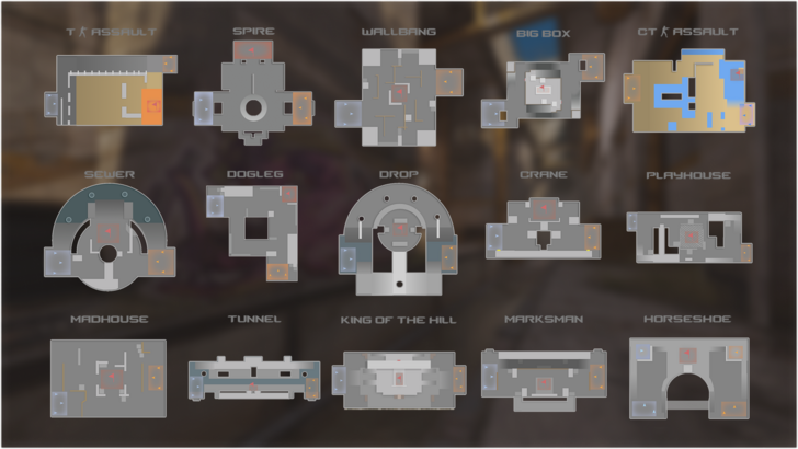 All Rush Maps in CS2
