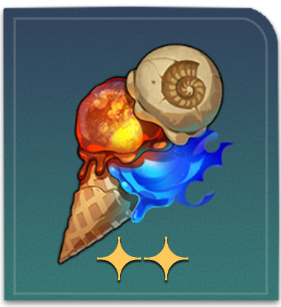 Oceanic Tri-Flavored Ice Cream Item