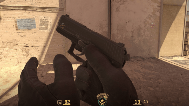 Slowly reloading a pistol