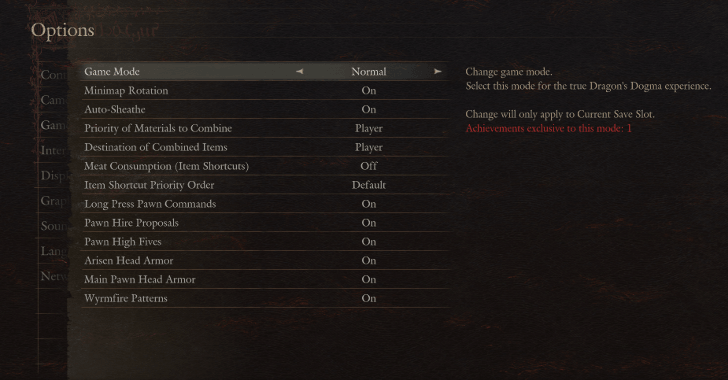 Normal Mode Setting