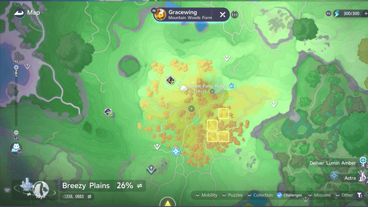 Mountain Woods Gracewing Map Location