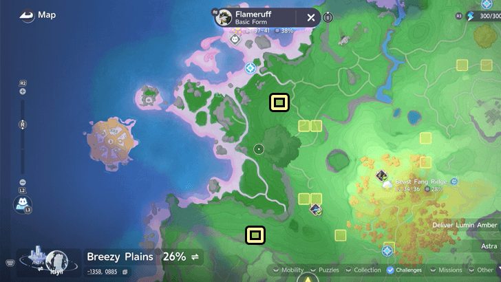 Flameruff Map Location