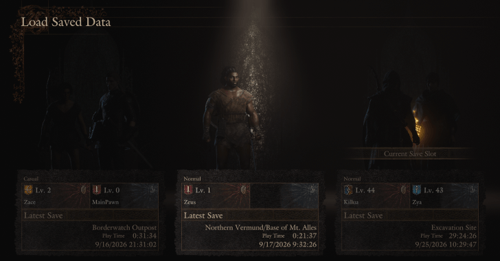 3 Save Slots