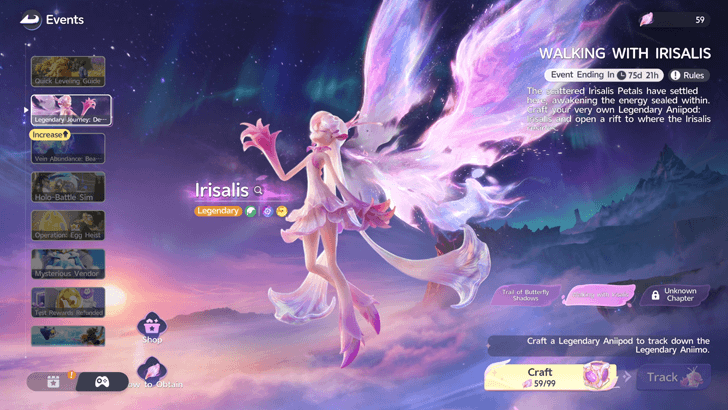 Craft Legendary Aniipod Irisalis