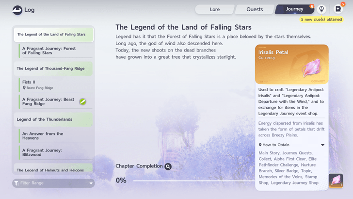 Complete Journey Quests