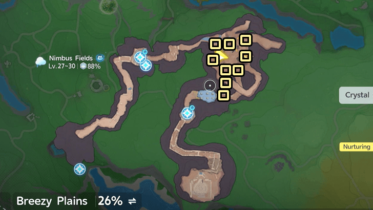 Pebbling Map Location