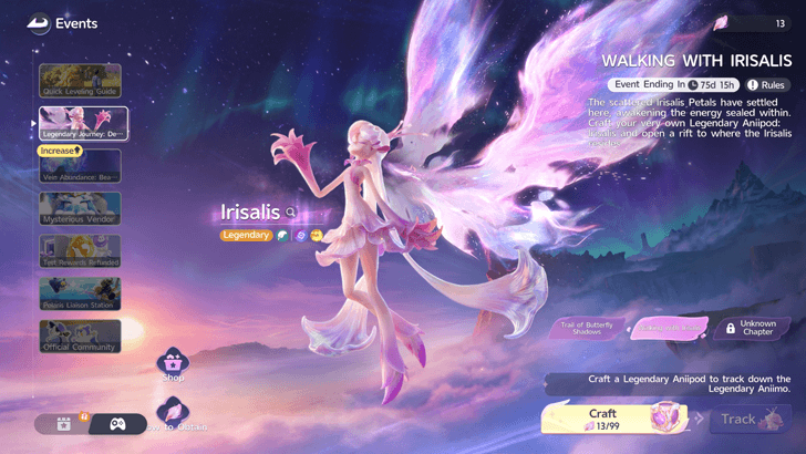 Legendary Journey: Walking with Irisalis & Gift of Blessing