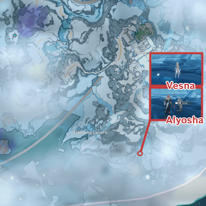 Genshin - 7.1  Anecdote Map Location Fellfrost Peak