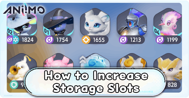 How to Increase Storage Slots