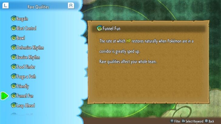 Rare Qualities List
