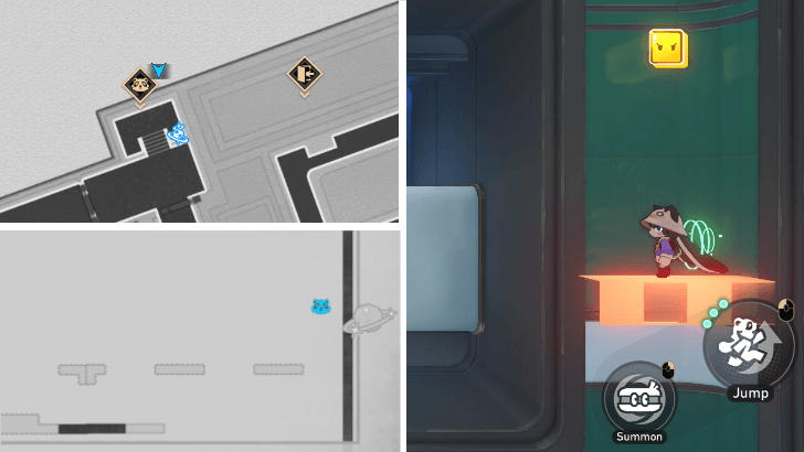 Honkai Star Rail - Nameless Wispae Location - Level 1 of the Interplanar Jump Difficulty II stage near the Production Workshop Space Anchor