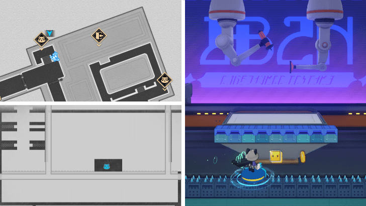 Honkai Star Rail - Nameless Wispae Location - Level 2 of the Interplanar Jump Difficulty II stage near the Production Workshop Space Anchor