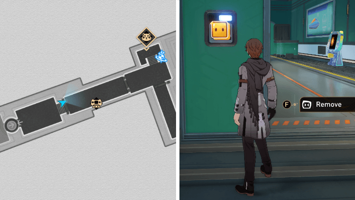 Honkai Star Rail - Nameless Wispae Location - On the control panel by the door west of the Star Rabbit console