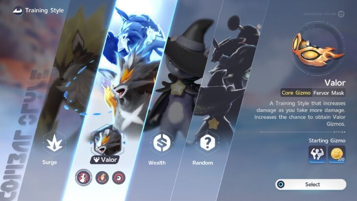 Valor Training Style