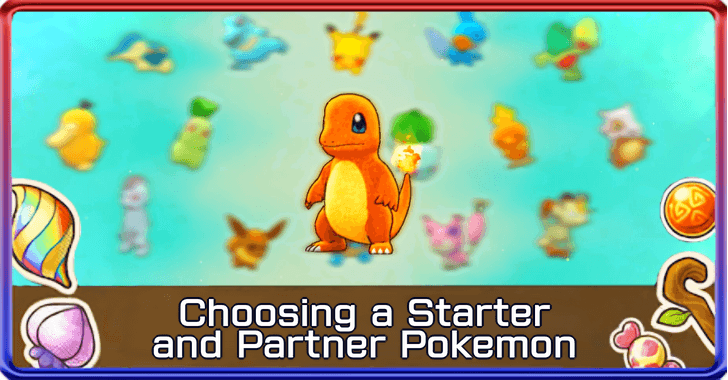 Choosing a Starter and Partner Pokemon