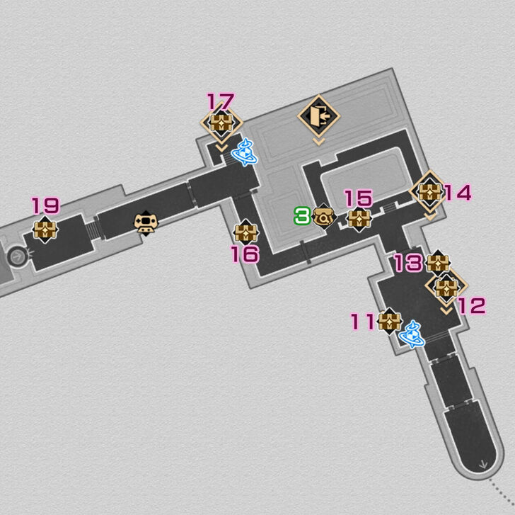 HSR Life Sciences Institute F1 North Chest Map