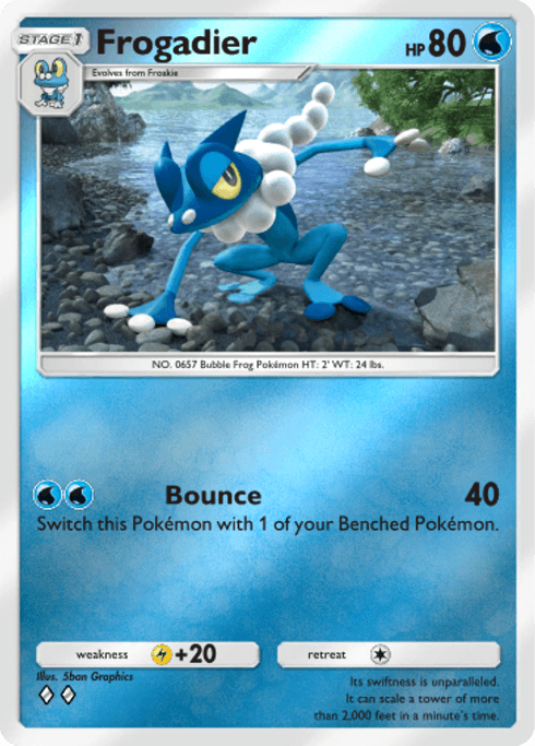 Pokemon TCG Pocket - B4b 284 Frogadier