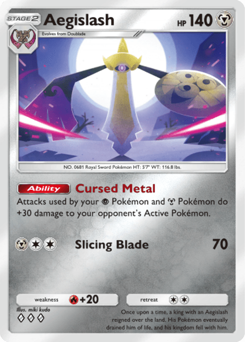 Pokemon TCG Pocket - B4b 341 Aegislash