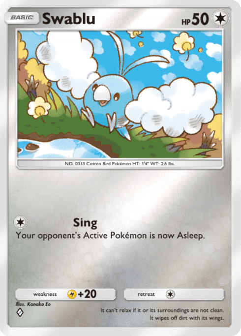 Pokemon TCG Pocket - B4b 356 Swablu