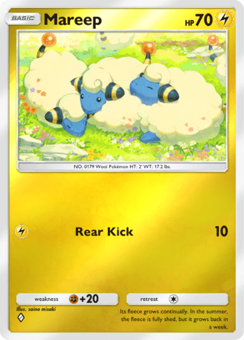 Pokemon TCG Pocket - B4b 295 Mareep
