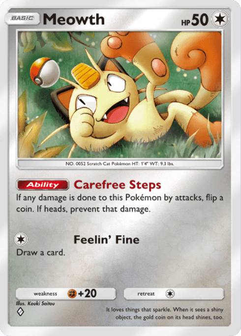 Pokemon TCG Pocket - B4b 352 Meowth