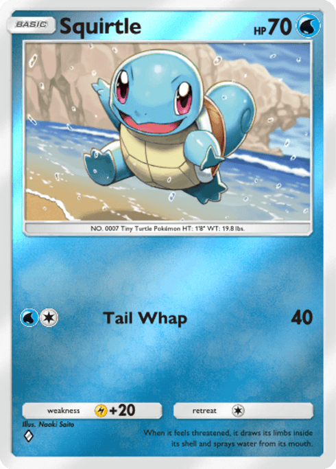 Pokemon TCG Pocket-  Squirtle(B4b 273)
