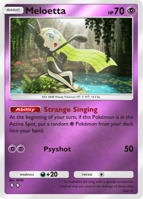 Pokemon TCG Pocket - B4b 309 Meloetta