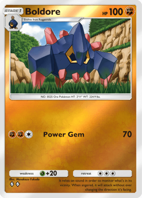Pokemon TCG Pocket - B4b 320 Boldore
