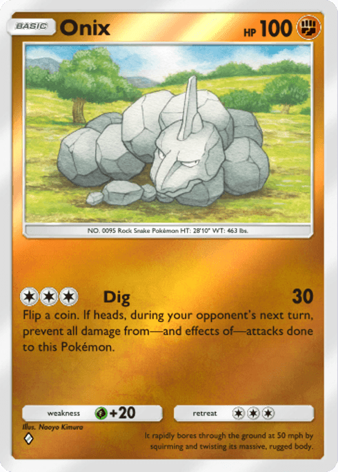 Pokemon TCG Pocket - B4b 316 Onix