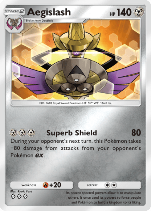 Pokemon TCG Pocket - B4b 340 Aegislash