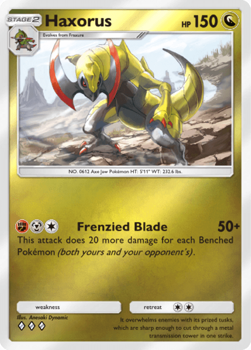 Pokemon TCG Pocket - B4b 348 Haxorus