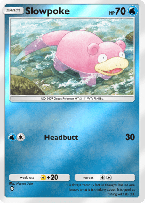 Pokemon TCG Pocket-  Slowpoke(B4b 276)