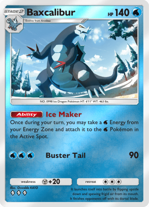 Pokemon TCG Pocket - B4b 290 Baxcalibur